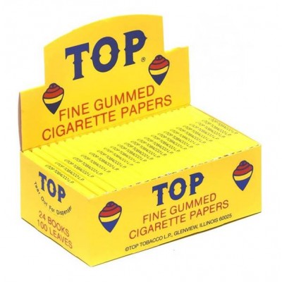 TOP CIGARETTE ROLLING PAPERS 24CT/PACK